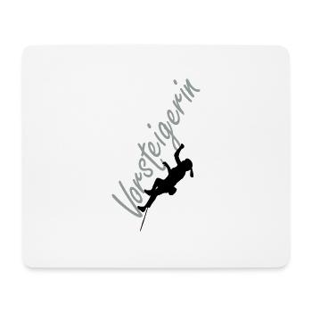 Vorsteigerin - Mousepad (Querformat) - Weiß - Vorne