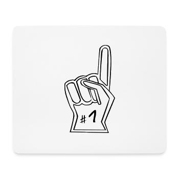 no_one - Mousepad (Querformat) - Weiß - Vorne