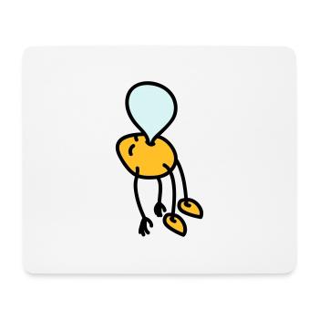 chewing_gum_man - Tapis de souris (format paysage) - blanc - Devant