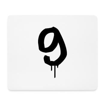 Graffiti : 9 - Tapis de souris (format paysage) - blanc - Devant