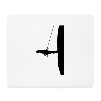 scheissaufbeine Männer Premium Shirt - Mousepad (Querformat) - Weiß - Vorne