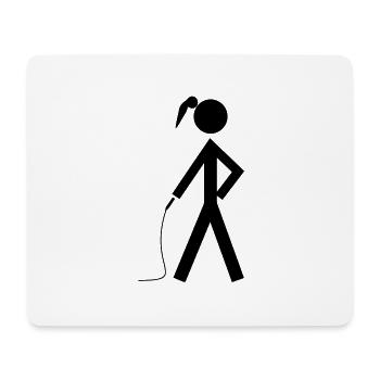 Domina - Mousepad (Querformat) - Weiß - Vorne