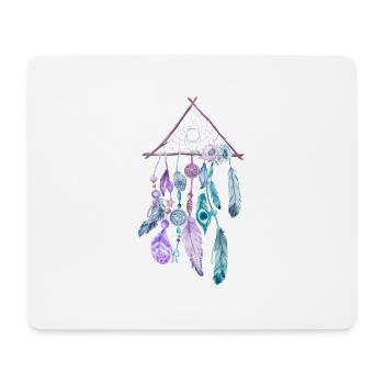dream catcher - Mouse Pad (horizontal) - white - Front