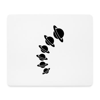 saturn_design - Mouse Pad (horizontal) - white - Front