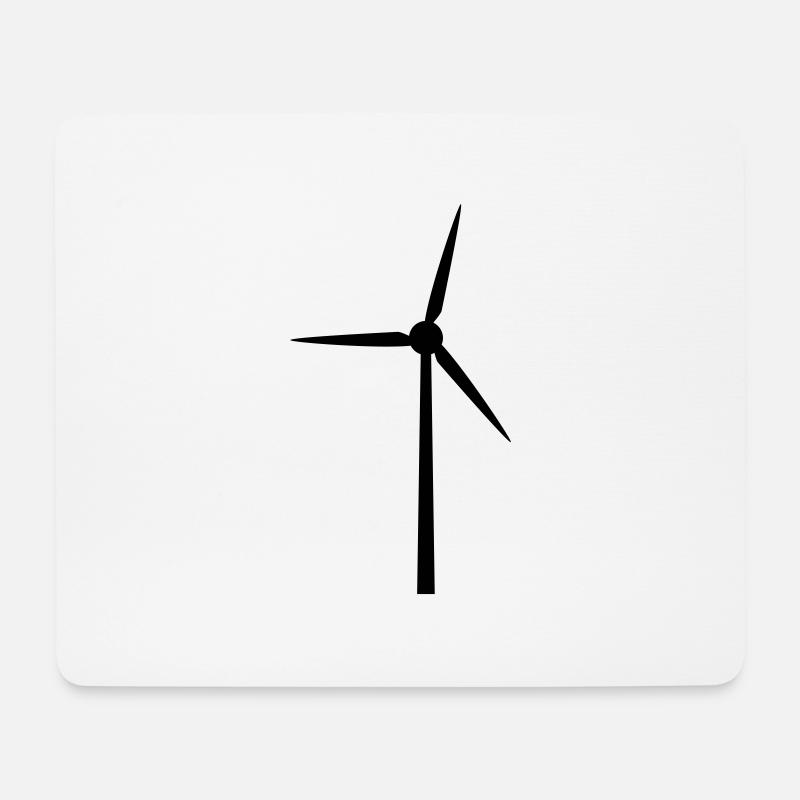 wind_wheel__f1 - Mousepad (Querformat) - Weiß