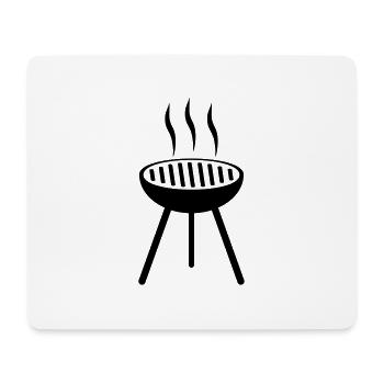 Grill - Mouse Pad (horizontal) - white - Front