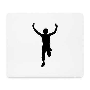 Runner - Mouse Pad (horizontal) - white - Front