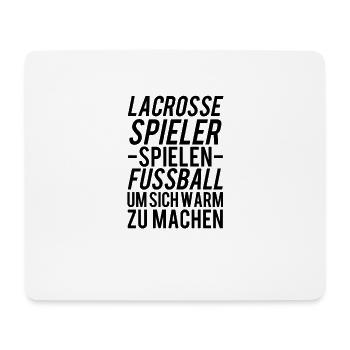 lacrosse - Mouse Pad (horizontal) - white - Front