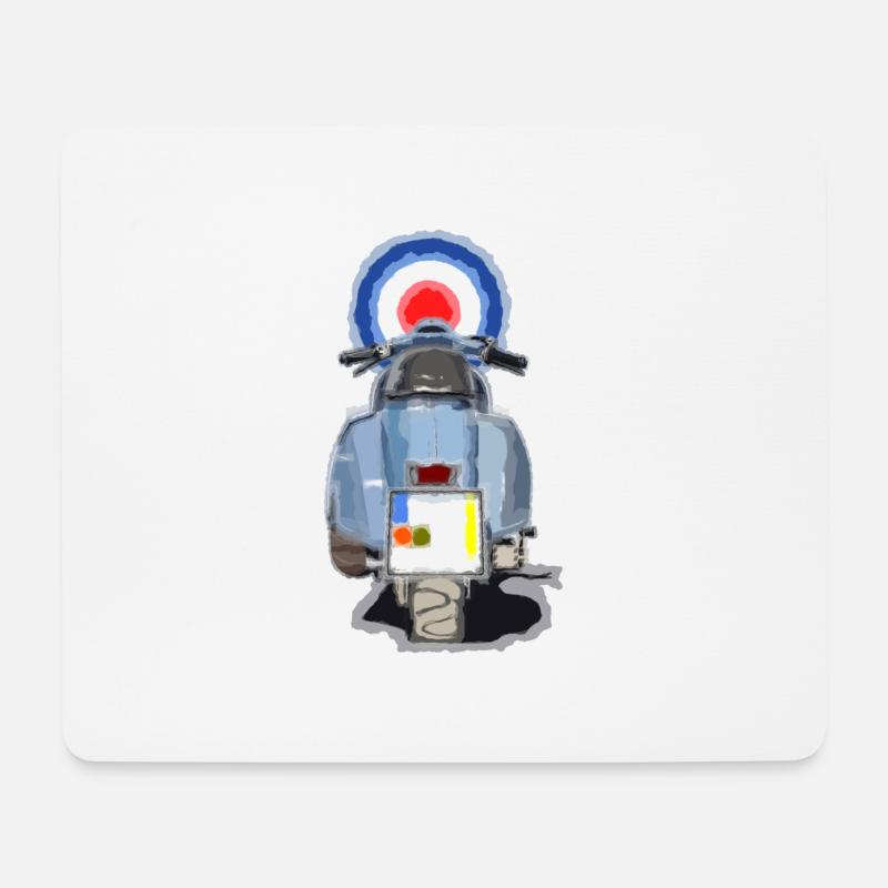 Roller - Mousepad (Querformat) - Weiß