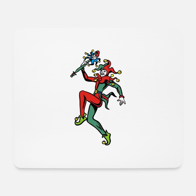 joker - Mousepad (Querformat) - Weiß