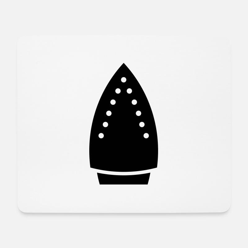 Bügeleisen - Mousepad (Querformat) - Weiß