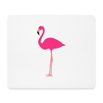Flamingo 3 colors - Mouse Pad (horizontal) - white - Front