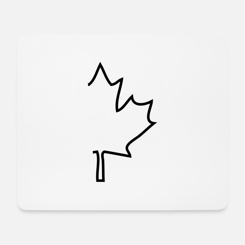 kanada - Mousepad (Querformat) - Weiß