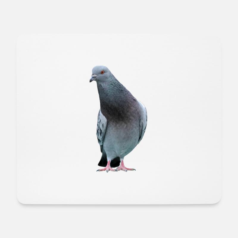 Taube. dove - Mousepad (Querformat) - Weiß