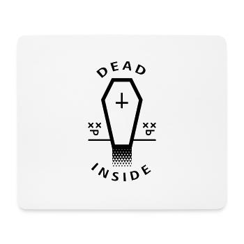 Dead Inside - Mousepad (Querformat) - Weiß - Vorne