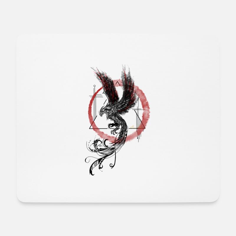 FIRE-HAZARDOUS - Mouse Pad (horizontal) - white