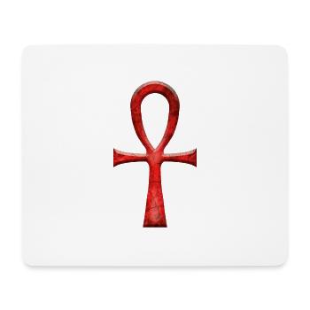 ANKH ROUGE - Tapis de souris (format paysage) - blanc - Devant