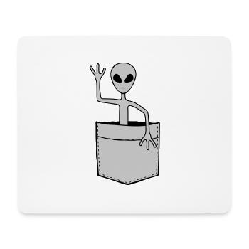 Sac chemise Science Fiction Alien - Tapis de souris (format paysage) - blanc - Devant