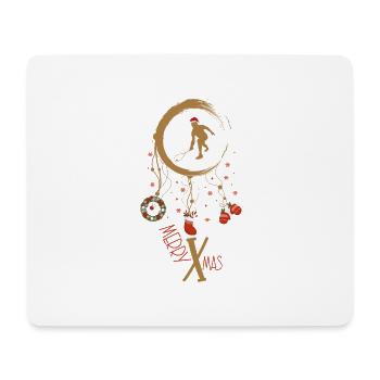 Squash Weihnachten Weihnachtstraumfänger - Mousepad (Querformat) - Weiß - Vorne