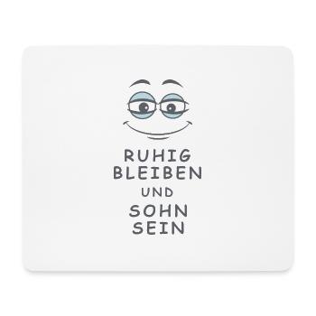 Sohn sein - Mousepad (Querformat) - Weiß - Vorne