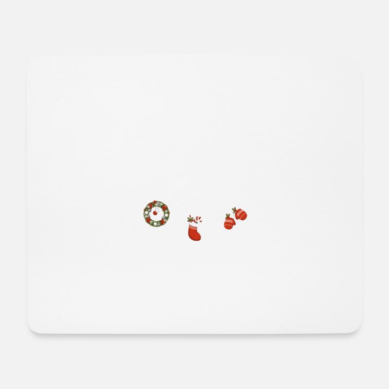 Ente Weihnachten Weihnachtstraumfänger - Mousepad (Querformat) - Weiß