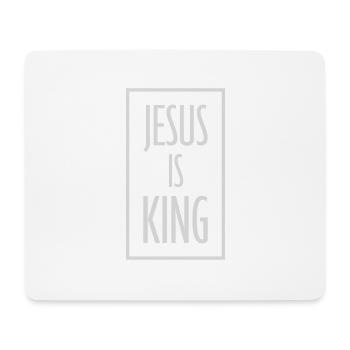 jesus is king Zitat - Mousepad (Querformat) - Weiß - Vorne