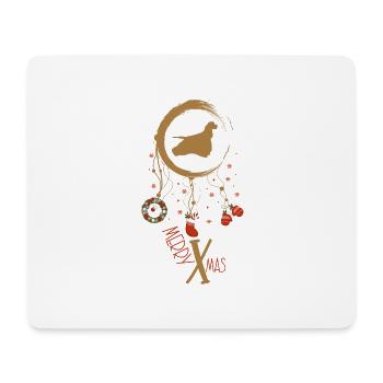 Amerikanischer Cocker Spaniel Weihnachten Weihnach - Mousepad (Querformat) - Weiß - Vorne