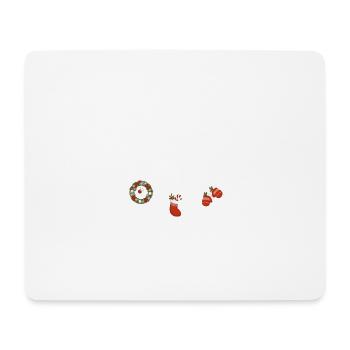 Border Collie Weihnachten Weihnachtstraumfänger - Mousepad (Querformat) - Weiß - Vorne