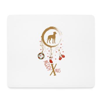 Rhodesian Ridgeback Weihnachten Weihnachtstraumfän - Mousepad (Querformat) - Weiß - Vorne