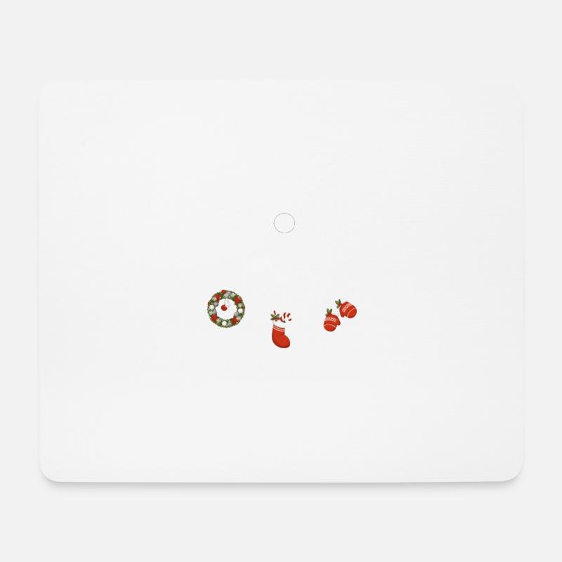 Schlagzeug Weihnachten Weihnachtstraumfänger - Mousepad (Querformat) - Weiß