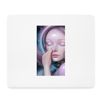Space Sisters Number 2 - Mousepad (Querformat) - Weiß - Vorne