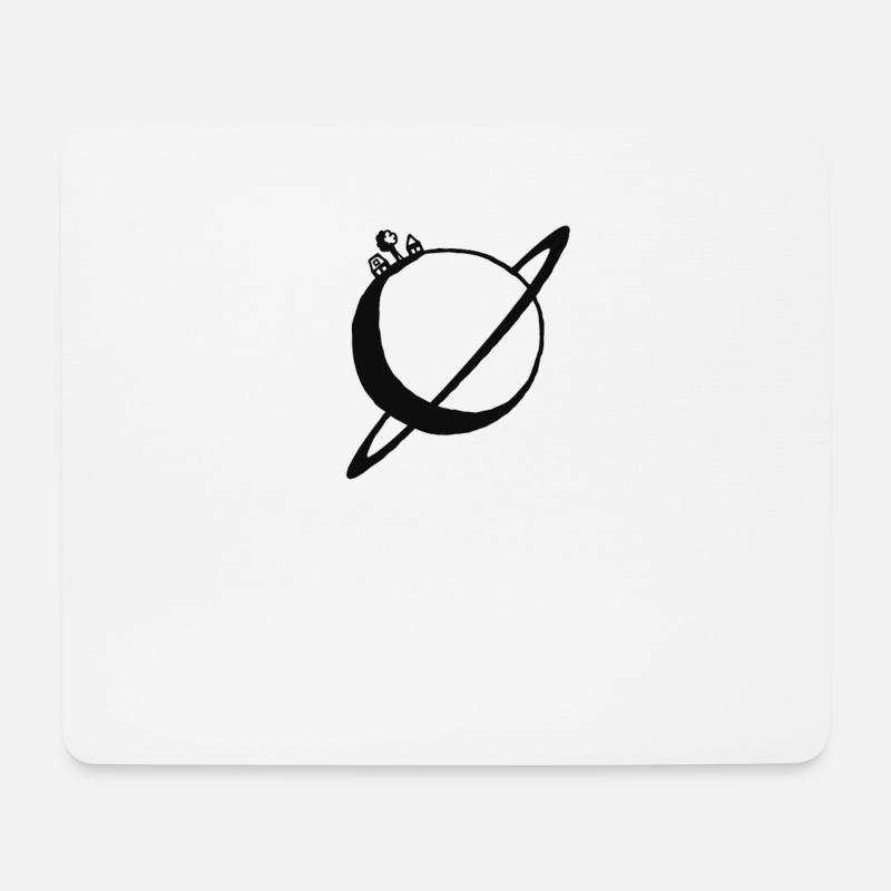Planet A? - Mousepad (Querformat) - Weiß
