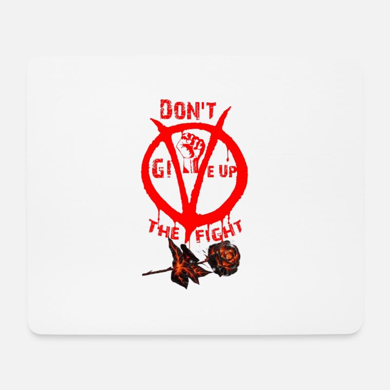 don t give up - Mouse Pad (horizontal) - white