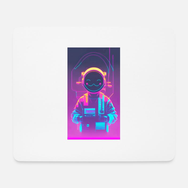 Cyber chill - Mousepad (Querformat) - Weiß