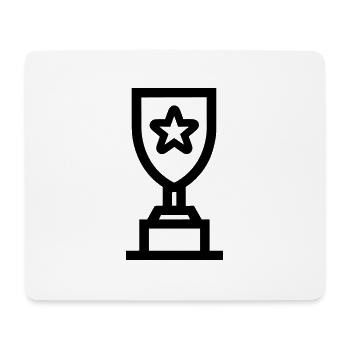 trophée - Tapis de souris (format paysage) - blanc - Devant