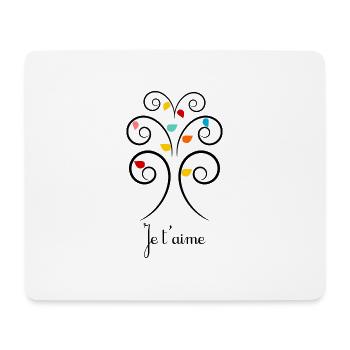 JAHRESTAG. ALLES GUTE ZUM GEBURTSTAG. ALLES GUTE ZUM GEBURTSTAG. - Mousepad (Querformat) - Weiß - Vorne