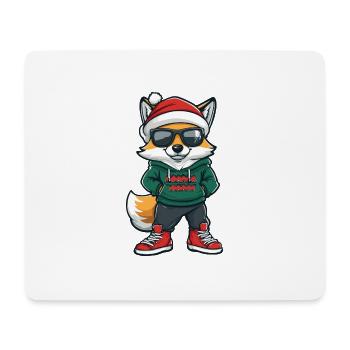 Fox Christmas Ugly Christmas - Mouse Pad (horizontal) - white - Front