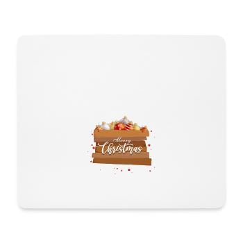 merry Christmas 10 - Mousepad (Querformat) - Weiß - Vorne