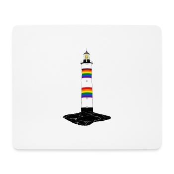 LGBT Lighthouse - Mouse Pad (horizontal) - white - Front