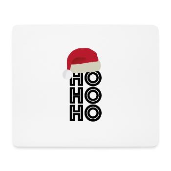 Ho ho ho | Christmas, Santa Claus, Gift - Mouse Pad (horizontal) - white - Front