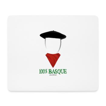 Basque t-shirt - Tapis de souris (format paysage) - blanc - Devant