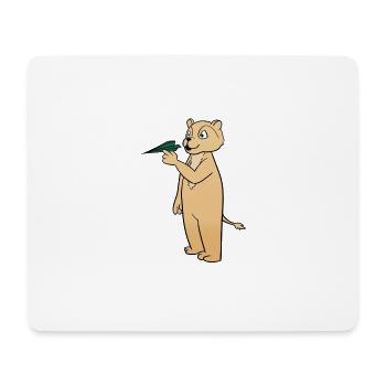 Papierflieger - Mousepad (Querformat) - Weiß - Vorne