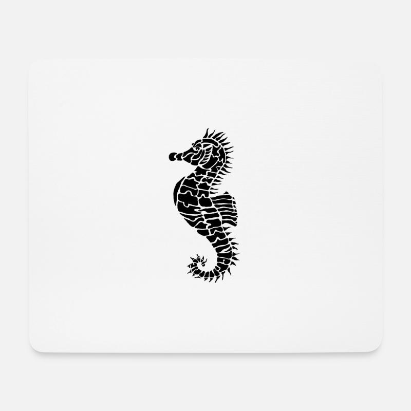 Hyppocampe - Mouse Pad (horizontal) - white