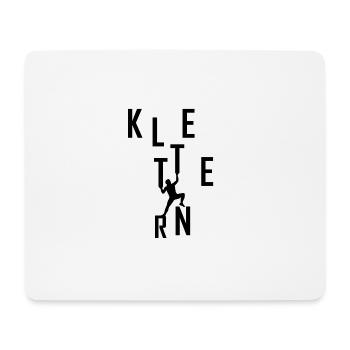 Klettern - Mousepad (Querformat) - Weiß - Vorne