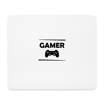 GAMER - Mousepad (Querformat) - Weiß - Vorne