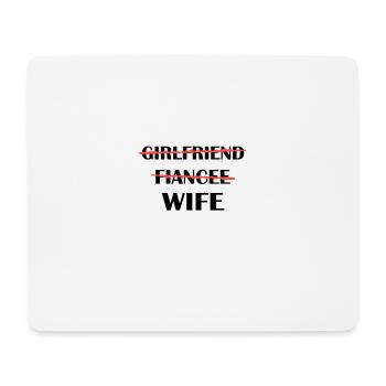 Wife - Mousepad (Querformat) - Weiß - Vorne