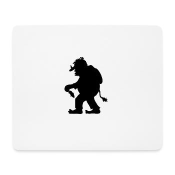 Norwegian Troll | Troll figure with fir tree - Mouse Pad (horizontal) - white - Front