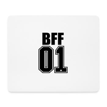 BFF 01 No.1 Best Friends Forever best friends - Mouse Pad (horizontal) - white - Front