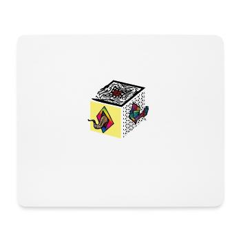 El CUBE - Tappetino per mouse (orizzontale) - bianco - Fronte
