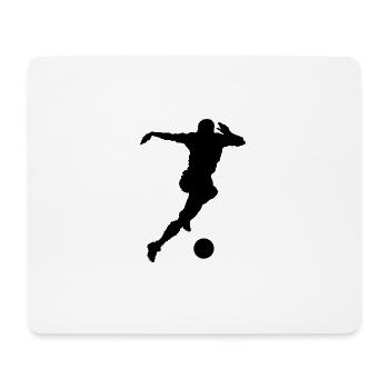 american football soccer football ball goalkeeper1 - Mouse Pad (horizontal) - white - Front